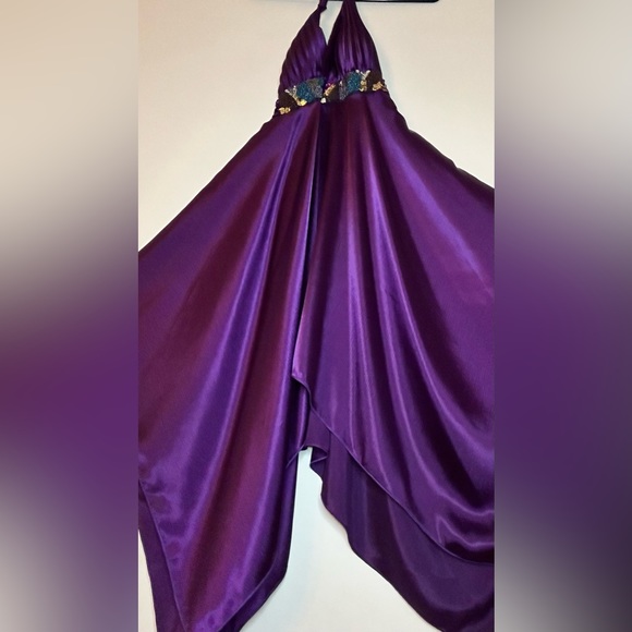 Purple party dress - Picture 2 of 3